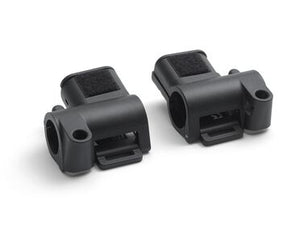 Pair of black Bugaboo Bee 3 adapters for a comfort wheeled board
