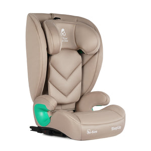 For Your Little One Stepup I-Size Isofix 2/3 Car Seat - Latte Beige (4-12 Years)