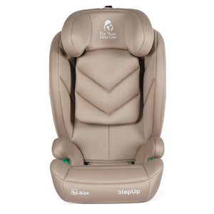 For Your Little One Stepup I-Size Isofix 2/3 Car Seat - Latte Beige (4-12 Years)
