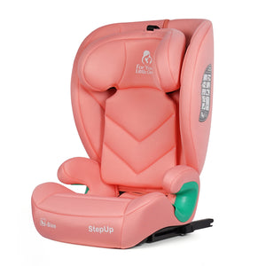 For Your Little One Stepup I-Size Isofix 2/3 Car Seat - Blush Rose (4-12 Years)
