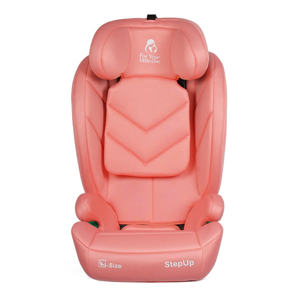 For Your Little One Stepup I-Size Isofix 2/3 Car Seat - Blush Rose (4-12 Years)