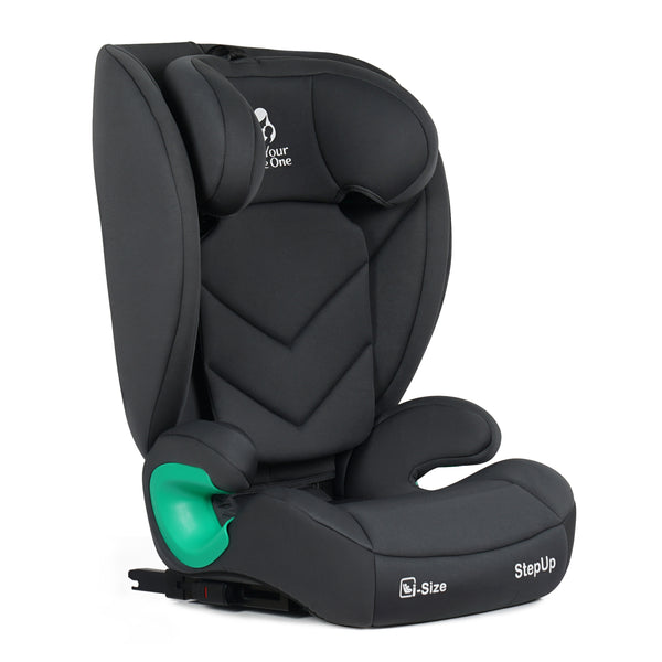 For Your Little One Stepup I-Size Isofix 2/3 Car Seat - Slate Mist (4-12 Years)