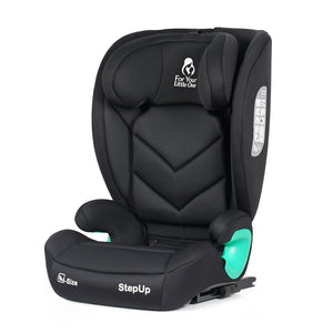For Your Little One Stepup I-Size Isofix 2/3 Car Seat - Midnight Black (4-12 Years)