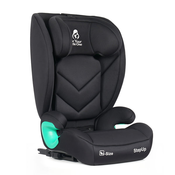 For Your Little One Stepup I-Size Isofix 2/3 Car Seat - Midnight Black (4-12 Years)