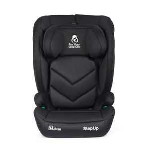 For Your Little One Stepup I-Size Isofix 2/3 Car Seat - Midnight Black (4-12 Years)