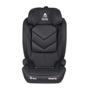 For Your Little One Stepup I-Size Isofix 2/3 Car Seat - Midnight Black (4-12 Years)