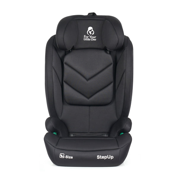 For Your Little One Stepup I-Size Isofix 2/3 Car Seat - Midnight Black (4-12 Years)