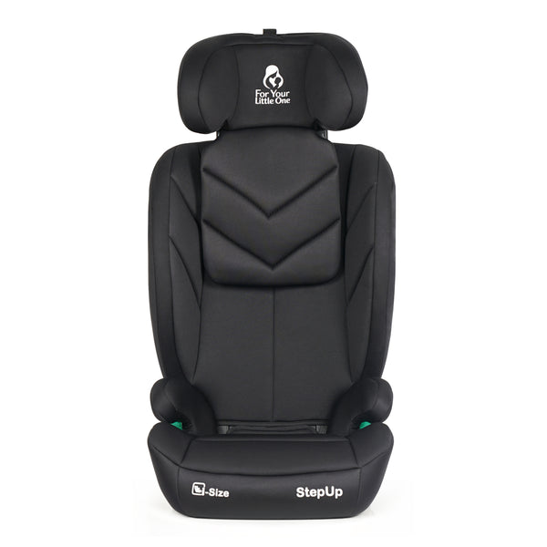 For Your Little One Stepup I-Size Isofix 2/3 Car Seat - Midnight Black (4-12 Years)