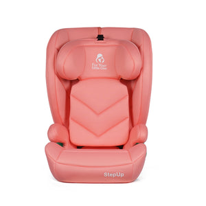For Your Little One Stepup I-Size Belted 2/3 Car Seat - Blush Rose (4-12 Years)