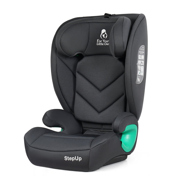 For Your Little One Stepup I-Size Belted 2/3 Car Seat - Slate Mist (4-12 Years)