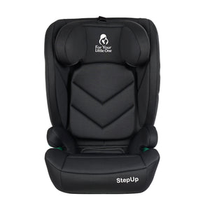 For Your Little One Stepup I-Size Belted 2/3 Car Seat - Midnight Black (4-12 Years)
