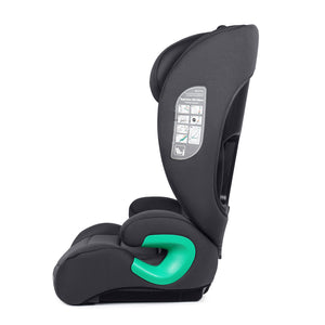 For Your Little One Stepup I-Size Belted 2/3 Car Seat - Midnight Black (4-12 Years)