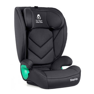 For Your Little One Stepup I-Size Belted 2/3 Car Seat - Midnight Black (4-12 Years)