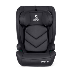 For Your Little One Stepup I-Size Belted 2/3 Car Seat - Midnight Black (4-12 Years)