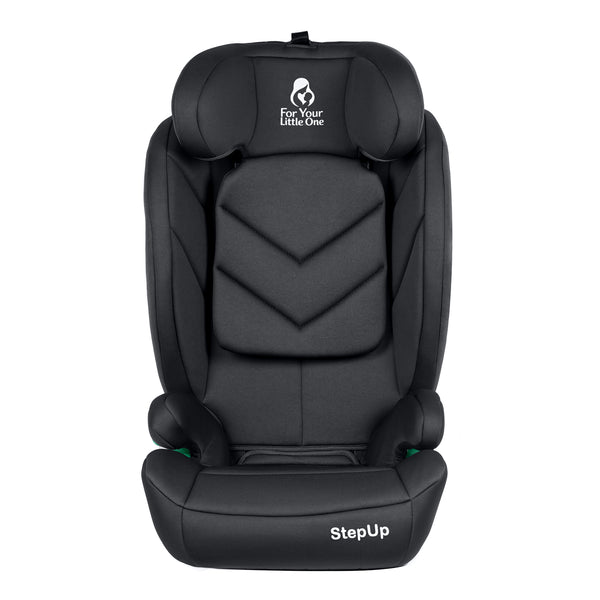 For Your Little One Stepup I-Size Belted 2/3 Car Seat - Midnight Black (4-12 Years)