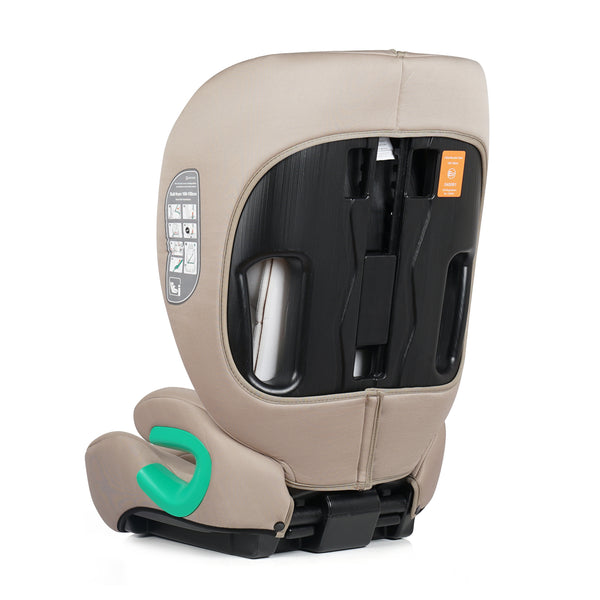 For Your Little One Stepup I-Size Belted 2/3 Car Seat - Latte Beige (4-12 Years)