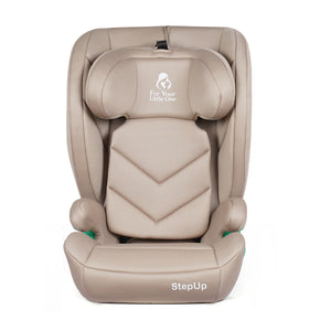 For Your Little One Stepup I-Size Belted 2/3 Car Seat - Latte Beige (4-12 Years)