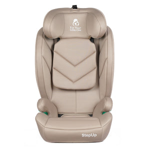 For Your Little One Stepup I-Size Belted 2/3 Car Seat - Latte Beige (4-12 Years)