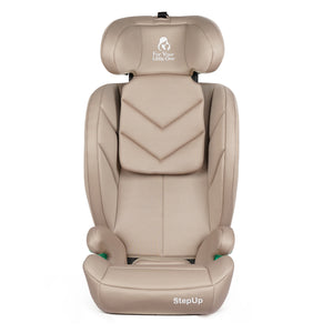 For Your Little One Stepup I-Size Belted 2/3 Car Seat - Latte Beige (4-12 Years)