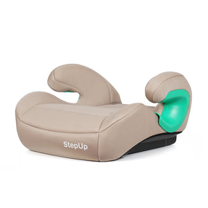 For Your Little One Stepup I-Size Belted 2/3 Car Seat - Latte Beige (4-12 Years)