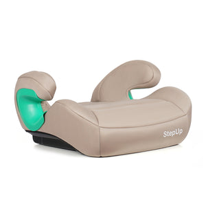 For Your Little One Stepup I-Size Belted 2/3 Car Seat - Latte Beige (4-12 Years)