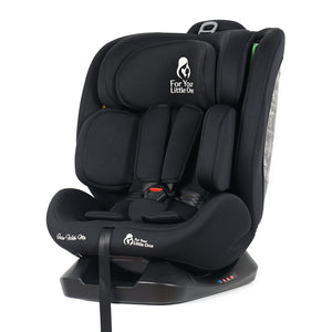For Your Little One GrowWithMe 0/1/2/3 i-Size Car Seat - Midnight Black (Birth-12 Years)