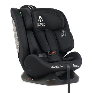 For Your Little One GrowWithMe 0/1/2/3 i-Size Car Seat - Midnight Black (Birth-12 Years)