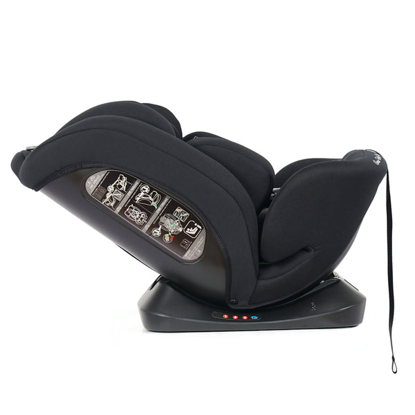 For Your Little One GrowWithMe 0/1/2/3 i-Size Car Seat - Midnight Black (Birth-12 Years)