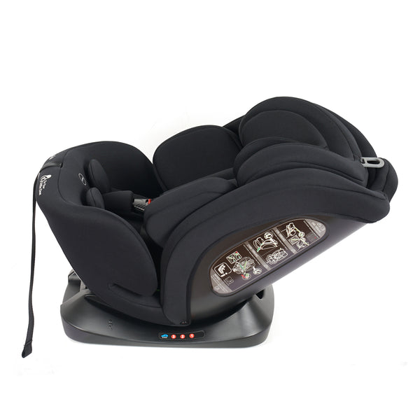 For Your Little One GrowWithMe 0/1/2/3 i-Size Car Seat - Midnight Black (Birth-12 Years)