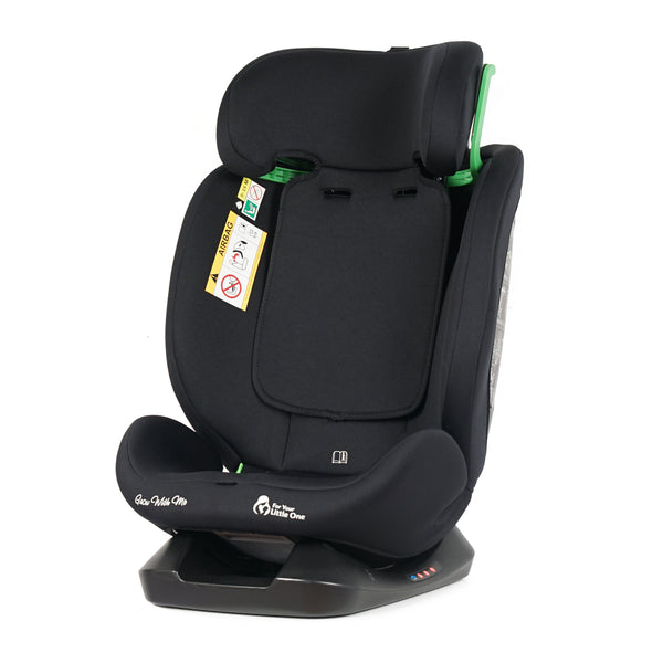 For Your Little One GrowWithMe 0/1/2/3 i-Size Car Seat - Midnight Black (Birth-12 Years)