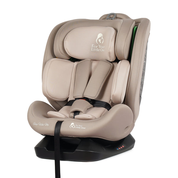 For Your Little One GrowWithMe 0/1/2/3 i-Size Car Seat - Latte Beige (Birth-12 Years)