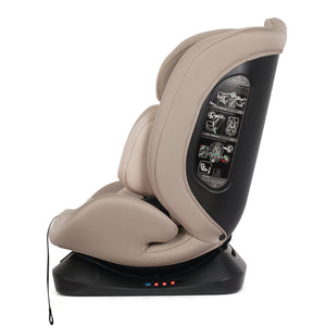 For Your Little One GrowWithMe 0/1/2/3 i-Size Car Seat - Latte Beige (Birth-12 Years)