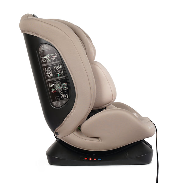 For Your Little One GrowWithMe 0/1/2/3 i-Size Car Seat - Latte Beige (Birth-12 Years)