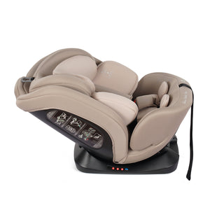 For Your Little One GrowWithMe 0/1/2/3 i-Size Car Seat - Latte Beige (Birth-12 Years)