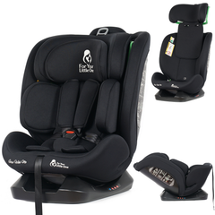 For Your Little One GrowWithMe 0/1/2/3 i-Size Car Seat - Midnight Black (Birth-12 Years)