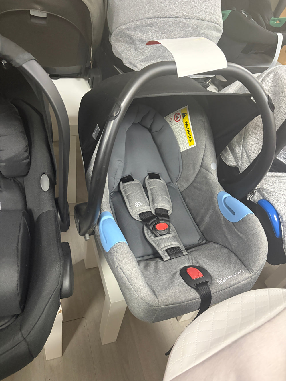 Kinderkraft Newborn Car Seat Birth + - Grey Clearance
