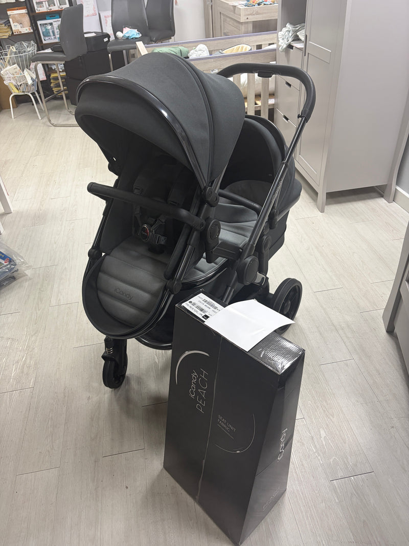 iCandy Peach 7 Tandem Bundle (2 seat units / 1 carrycot) - Truffle Clearance