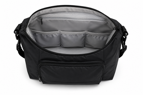For Your Little One Qubi Mommy Changing Bag - Black