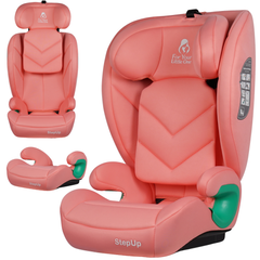 For Your Little One Stepup I-Size Belted 2/3 Car Seat - Blush Rose (4-12 Years)