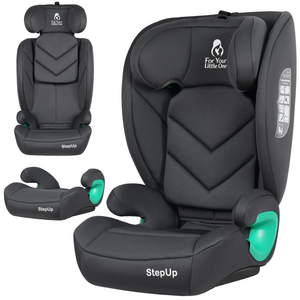 For Your Little One Stepup I-Size Belted 2/3 Car Seat - Slate Mist (4-12 Years)