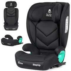 For Your Little One Stepup I-Size Isofix 2/3 Car Seat - Midnight Black (4-12 Years)