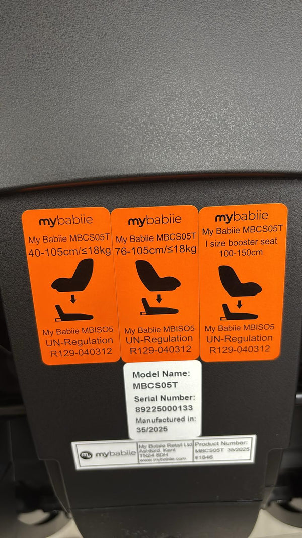 Mybabiie MBCS05 Car Seat - Showroom Display Model