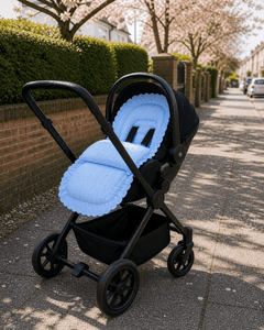 Broderie Anglaise Car Seat Footmuff / Cosy Toes Compatible with Egg - For Your Little One