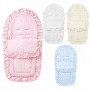 Broderie Anglaise Car Seat Footmuff / Cosy Toes Compatible with Egg - For Your Little One