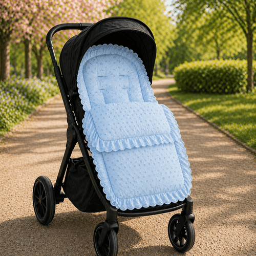 Broderie Anglaise Footmuff / Cosy Toes Compatible With Puggle - For Your Little One