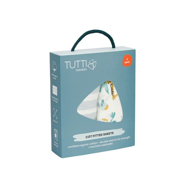 Tutti Bambini - Run wild Cot Bed sheets