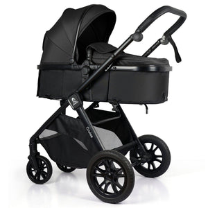 For Your Little One Cruise 3 In 1 Travel System With i - Size Car holder Seat - Eclipse Black (Free Cup / Seat Liner Included - Grade A (Clearance) - For Your Little One