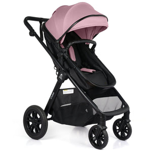 For Your Little One Cruise 3 In 1 Travel System With i - Size Car Seat - Blush Rose (Free Cupholder And Seat Liner Included!) - For Your Little One