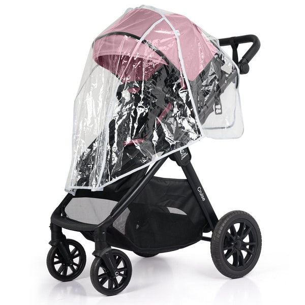 For Your Little One Cruise 3 In 1 Travel System With i - Size Car Seat - Blush Rose (Free Cupholder And Seat Liner Included!) - For Your Little One