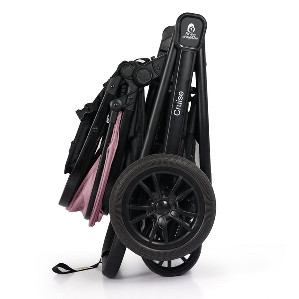 For Your Little One Cruise 3 In 1 Travel System With i - Size Car Seat - Blush Rose (Free Cupholder And Seat Liner Included!) - For Your Little One
